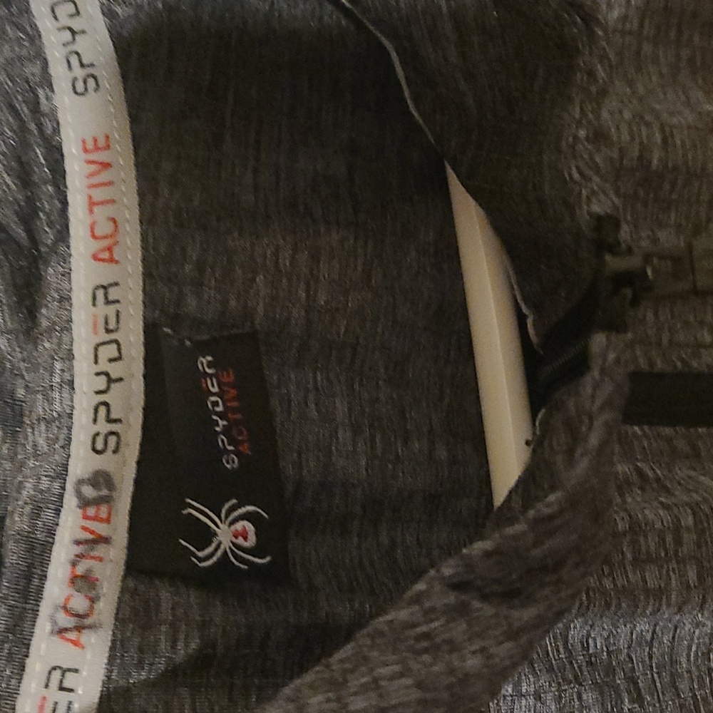 Spyder Active Gray Quarter-Zip Pullover - image 3